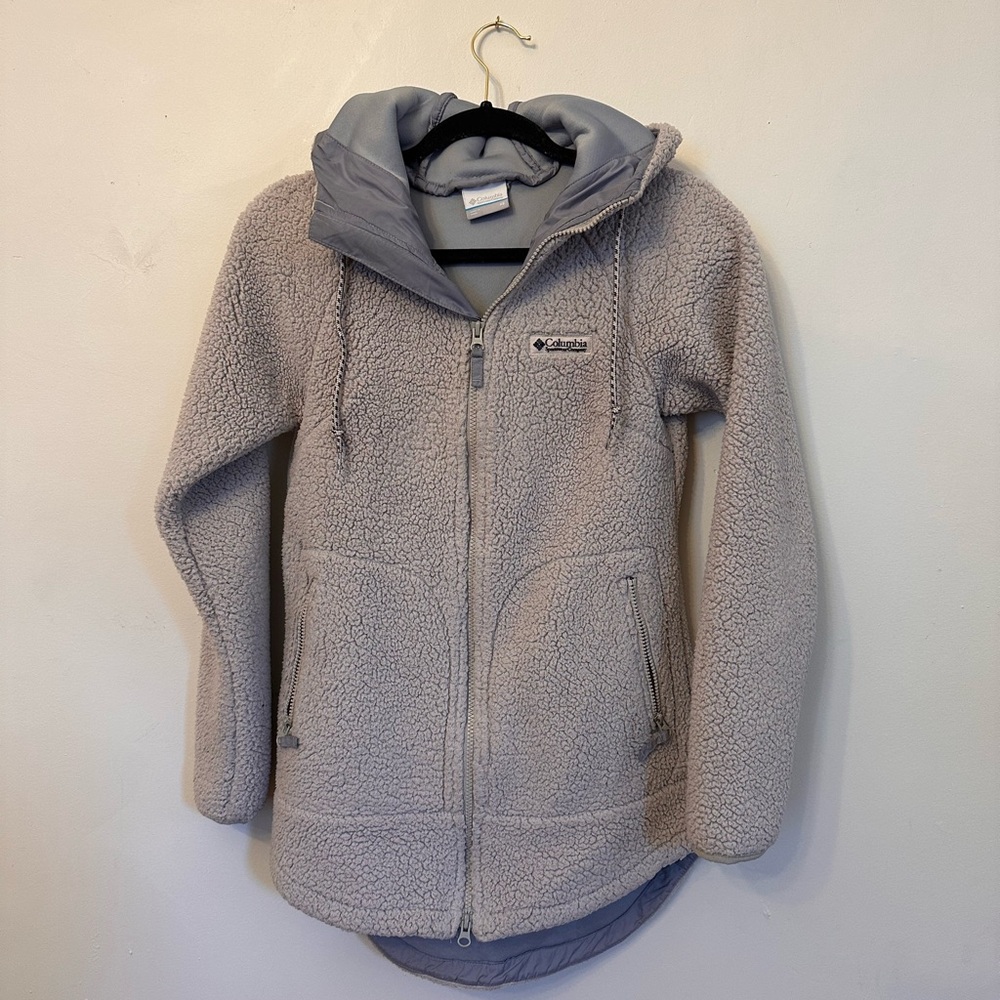 Gray Columbia fleece jacket